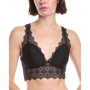 Passionata Womens  Georgia Plunge Padded Bra, Black